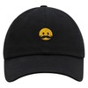 JPAK Mustache Face Premium Dad Hat Embroidered Cotton Baseball Cap