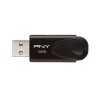 PNY 128GB USB 2.0 Flash Drive Portable Capless Design Black