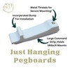 'Just Hanging Pegboards' Pegboard Wall Mounting Hardware, Compatible with IKEA