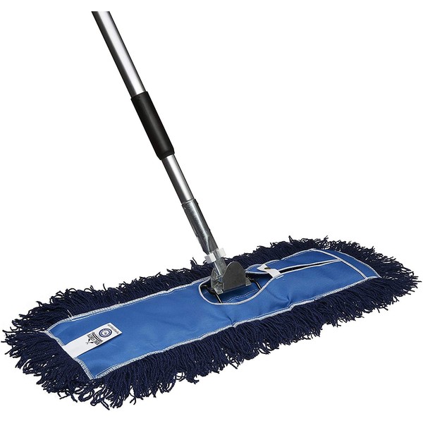 Nine Forty Residential | Commercial 48 Inch Janitorial USA Floor Dry Dust Mop Broom Set | Handle
