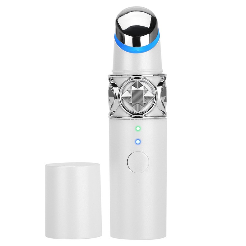 Portable Electric Heating Eyes Lip Massager Light Therapy Wrinkles Removing