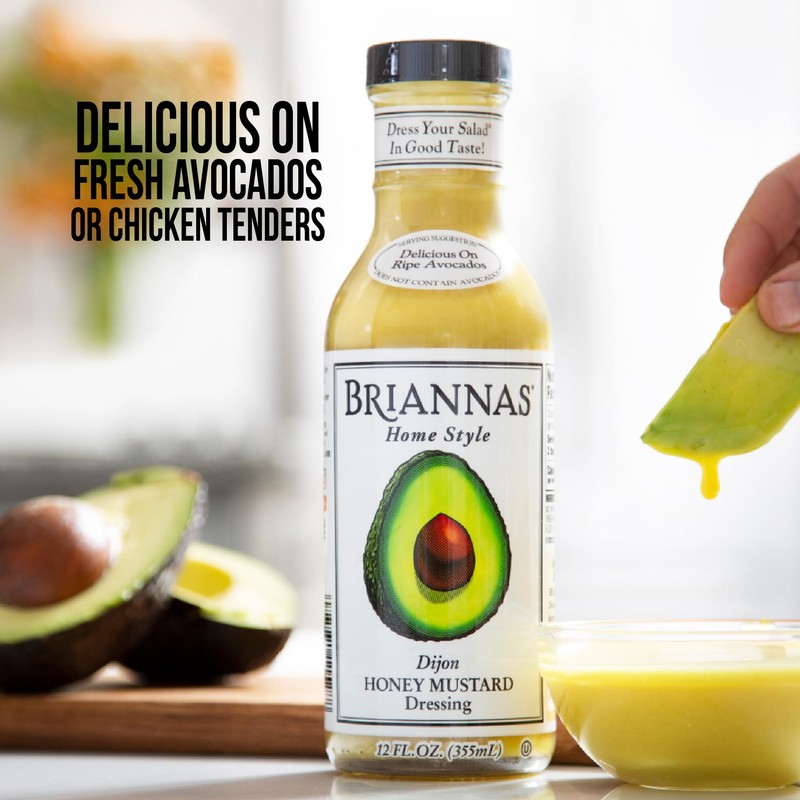 BRIANNAS - Home Style Dijon Honey Mustard - Fine Salad