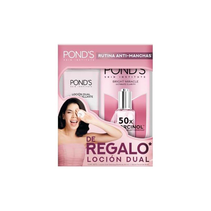 Pond's Pack con Sérum Facial 30ml y Loción Dual 200