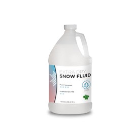 Froggy's Flakes Snow Machine Fluid, Extra Dry Formula Snow Fluid with 30 Feet Float/Drop, 1 Gallon