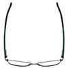 Calabria Claire 6208 Cat Eye Reading Glasses +2.50 Black Green