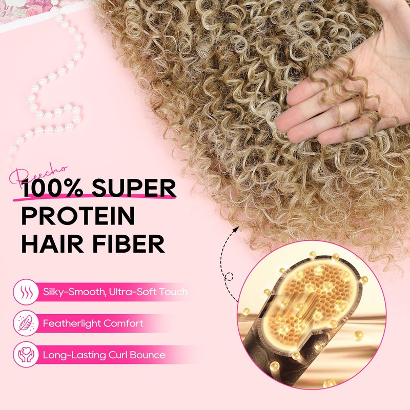 Ponytail Extension - 26" Long Curly 2-in-1 Claw Clip &