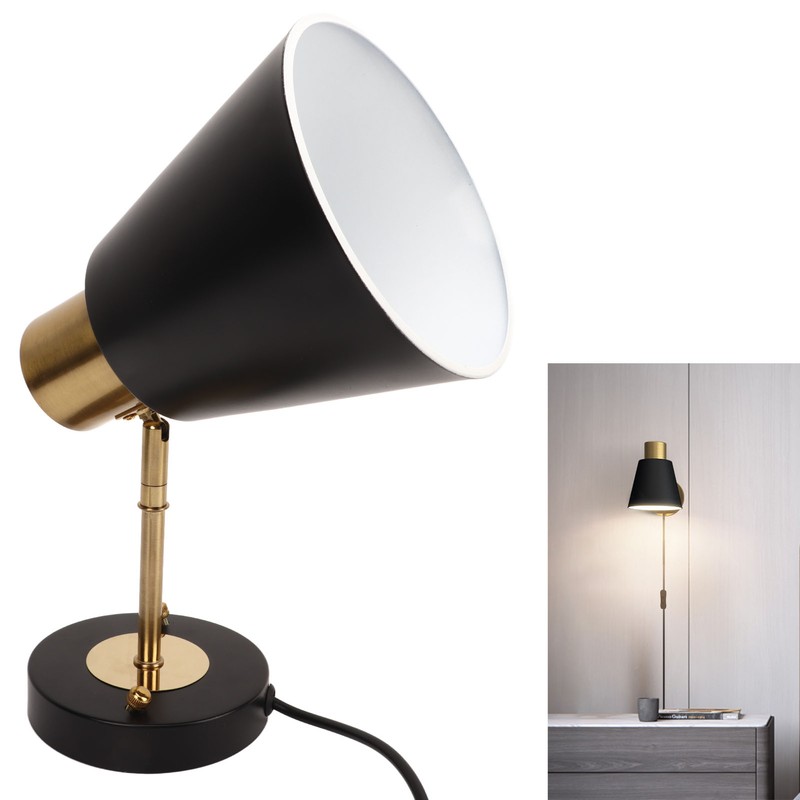 Wall Lamp E27 E26 Lamp Holder Plug in Wall Sconce