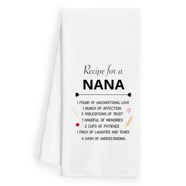 WFSM Nana Gifts Kitchen Towels - Nana Dish Towels, Gifts for Nana Hand Towels, Nana Gifts for Mothers Day, Tea Towels for Kitchen Decorative, 16×24 Inches