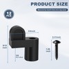 Chaokant 12-Pack 3/8 Inch Offset Window Screen Clips with Screws,