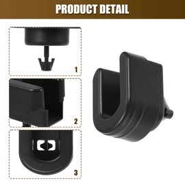 Unifizz 2pcs Tailgate Bushing, Tailgate Bushing Lift Assist Rear Right 84331136 Black Replacement for Silverado 1500 2500HD 3500HD