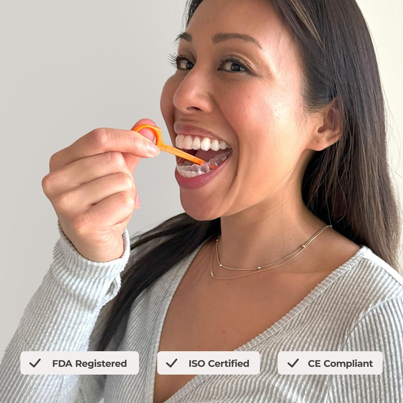 PUL Pack of 2 Reusable Clear Aligner Removal Tool —