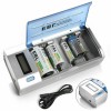EBL Lot AAA Batteries Rechargeable 800mAh NI-MH 1.2V+ LCD Battery