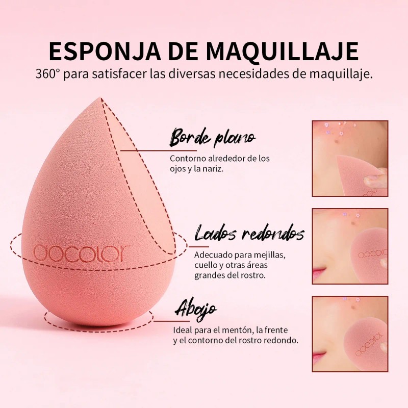 Set De Brochas Docolor De Maquillaje, Coloridas, 17 Piezas