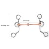 Horse Snaffle, Horse Chew Snaffle Stainless Low Leverage Steel Copper