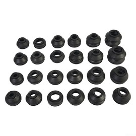 28 Pieces Ball Joint Boat Suspension Steering Dust Protection Track Tie Rod Kit