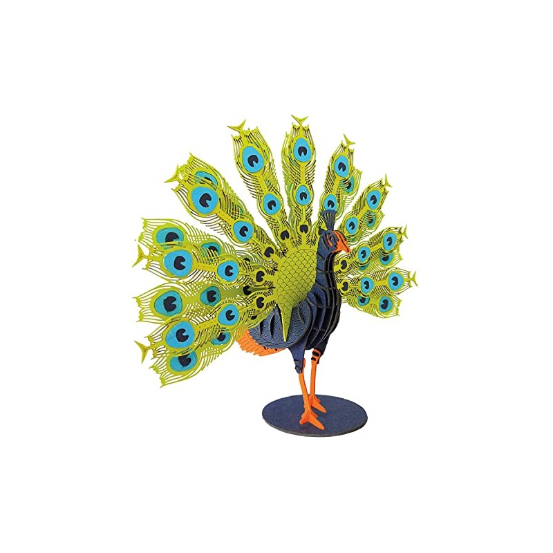Fridolin 3D Paper Model Peacock