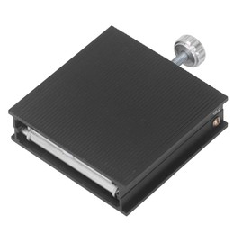 Adjustable Lifting Stand, Laboratory Lift 90 x 90 mm, Height Adjustable Measuring Tool, Manual Lifting Platform, Lifting Stand, Mechanical Components (Black)