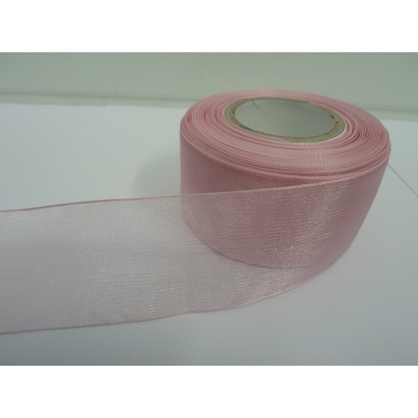 1 Roll of 40mm x 25 metres Light Baby Pink