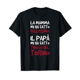 Magliette Uomo Manica Corta Calcio Regalo Tifoso del Torino Maglietta