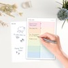 paper&you® A5 To-Do Listen Pad [Rainbow] 50 Pages Including Notepad