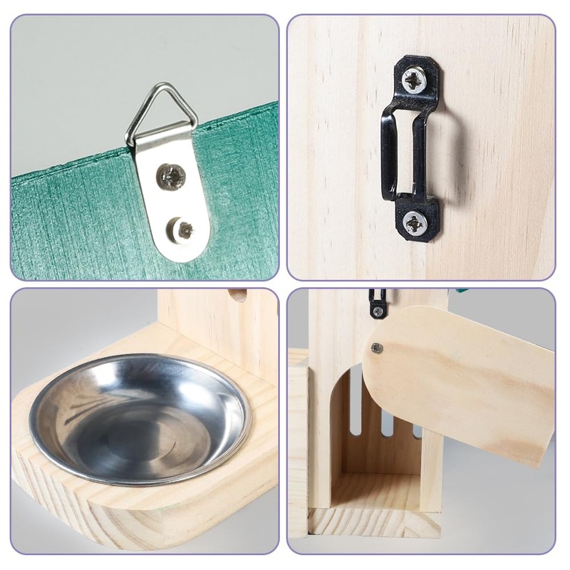 Picowe Butterfly House Wooden Butterfly Habitat Natural Butterfly Nesting Box