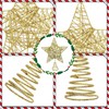 Christmas Tree Topper, Gold Glitter Star for Christmas Tree, Christmas
