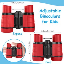 OSDUE Kids Telescope Outdoor Toys, 4x30 High Resolution Binoculars for Kids Toys Educational Learning Kids Binoculars for Sports and Outside Play, Gifts for Age 3-12 Years Old Boys Girls
