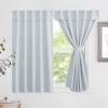 NICETOWN Short Blackout Curtains for Bedroom - Portable Thermal Insulated