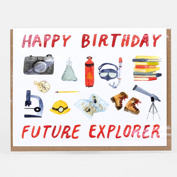 Little Truths Studio Future Explorer Birthday Card