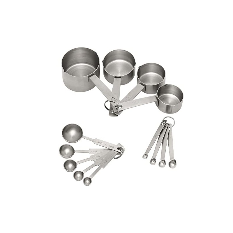 Avanti Bakers Measuring 13-Pieces Set Silver