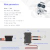 RIEIEK Automotive Battery Disconnect Switch - Automatic Power Cut-Off, 500A
