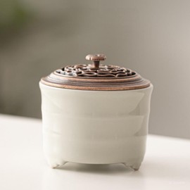 Incense Stand, Incense Burner, Stylish, Ceramic, Incense Burner, Stylish, Metal Mesh Included, Incense Stand, Incense Stand, Incense Stand, Mini Cone, Incense Stand, For Buddhist Altar, Yoga, Reading,