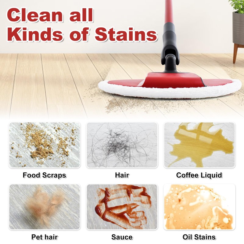 Spin Mop Heads Mop Head Replacement Compatible with Vileda Spin