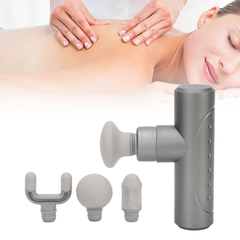 Mini Percussion Muscle Massager 4 Gears Vibrating Reduce Pain Portable