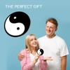 1 x Round Coaster - Yin Yang Symbol Philosophy Cork