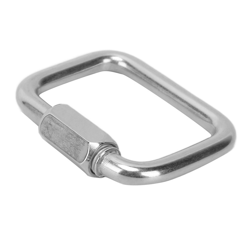 Chain Link Stainless Steel 4‑Corner Multifunctional Connection Buckle for Outdoor