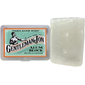 Gentleman Jon 3.7 Ounce Alum Block in Plastic Case