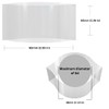 Supplement and Supply 65 x 60 mm Clear Perforated Shrink