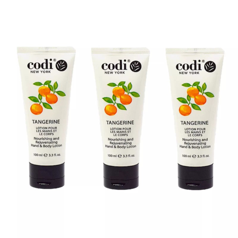 Codi Hand & Body Lotion 100ml/ 3.3 oz TANGERINE 3pack