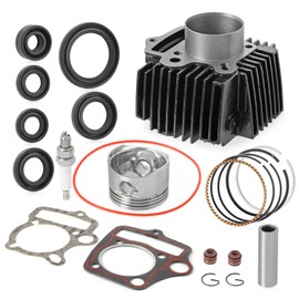 LK Cylinder Top End Kit,52.4mm Cylinder Big Bore Kits With Gaskets Piston Ring,Taotao 110 Atv Parts For 4 Stroke 110cc Chinese Parts Atv Go Kart Dirt Bike, Coolster Falcon Engine Parts,Big Bore Kit
