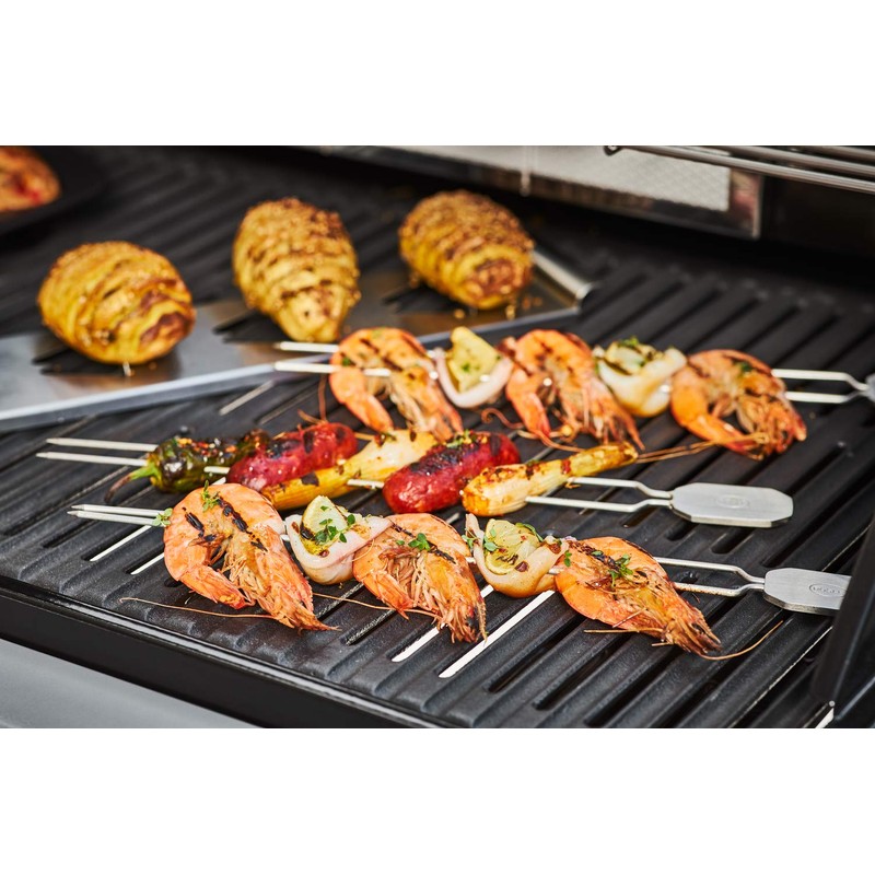 Rösle Kabob, Set of 4 Grill Skewers, One Size, Silver