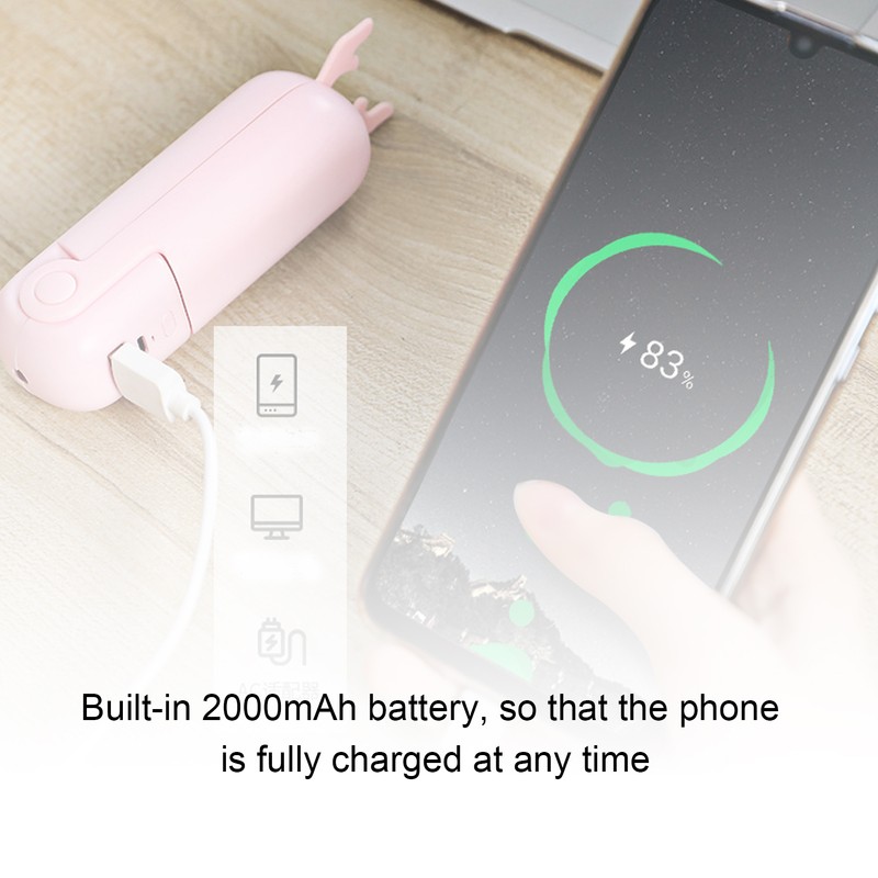 Handheld Fan Mini Small Folding USB Rechargeable Mobile Water Replenisher