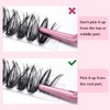 280 Pcs Individual Lashes 30D+40D Mixed Lash Clusters 14 Rows