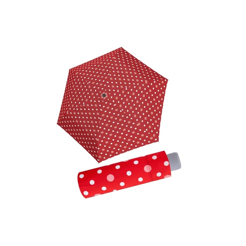 Doppler Mini Children's Pocket Umbrella Dots Red