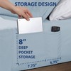 Swift Home Smart Sheets, Ultra Soft Brushed Microfiber 4-Piece Sheet