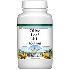 Olive Leaf 4:1-450 mg (100 Capsules, ZIN: 520997) - 2 Pack