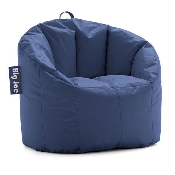 Big Joe Milano Beanbag Chair Navy Smartmax | Big Joe