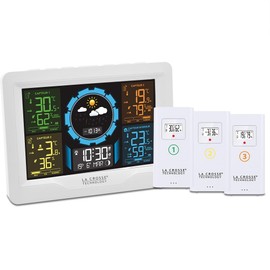 La Crosse Technology - WS6304 Weather Station Colourful 3 Sensors - White