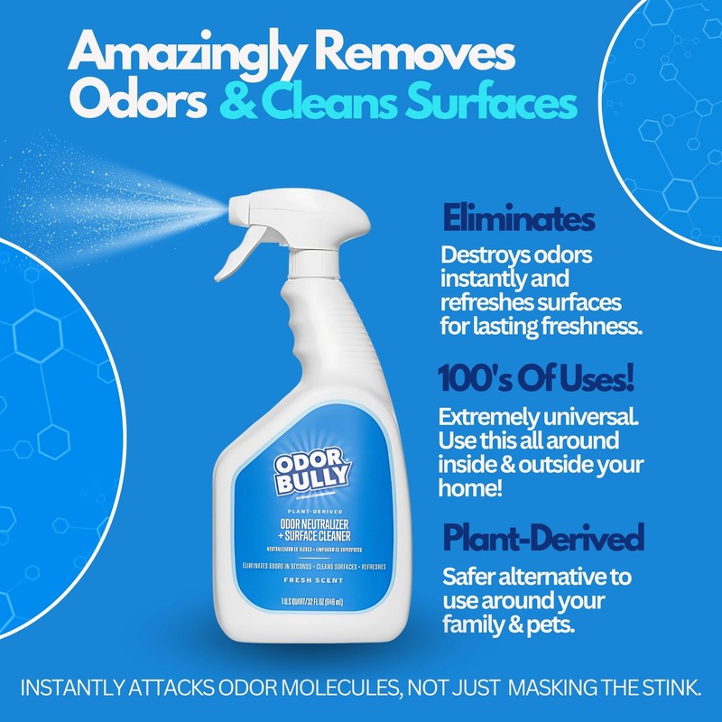 Whip-It Odor Bully Instant Odor Neutralizer Spray - Stain Remover