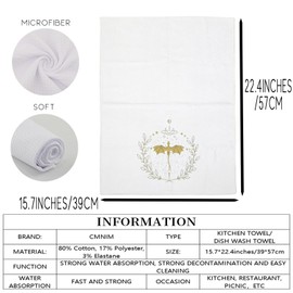 CMNIM Fourth Wing Merch Gift Fourth Wing Dish Towel Dragon Rider Gifts for Dragon Book Lovers Bookish Kitchen Accessories (Fourth Wing Towel)